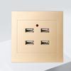 2/3/4/6 USB-портов, настенная розетка для зарядного устройства, розетка переменного тока