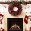 Искусственное рождественское украшение-венок Декоративная рождественская гирлянда для фестиваля, фермерского дома