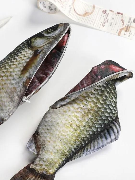Crucian Carp School Pencil Pouch