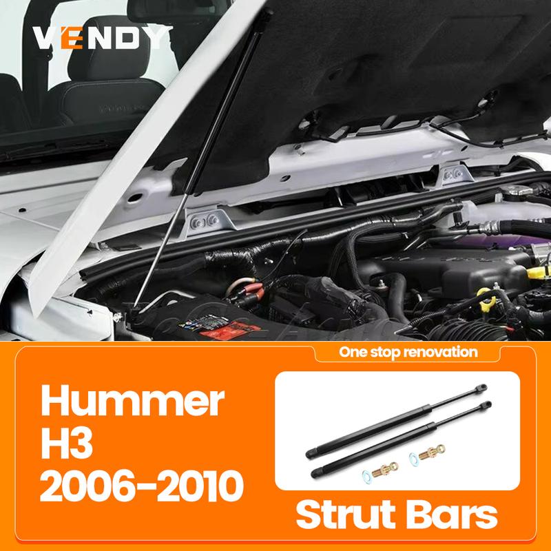 Front Bonnet Hood Strut For Hummer H3 2006-2010 2pcs Lift Support Bars Gas Spring Dampers Engine Cover Rod 25794896 PM3171