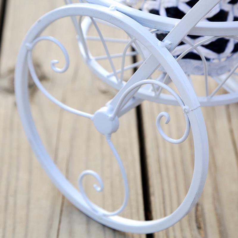 «Многоуровневая железная подставка для цветов и велосипедов в европейском стиле для использования в помещении и на балконе»
