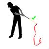 Golf Swing Trainer Practicing Accessories Kids Men Women Position Correction Strength