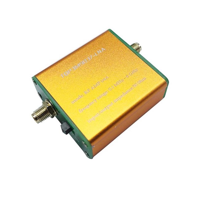 100K-6Ghz RFAmp FullBand Усилитель Предусилитель SMA Разъем Female HighLinearity UltraLow NoiseGain Усилитель