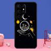 Sun Moon Flowers Case For Samsung Galaxy S24 S23 S22 Ultra S20 S21 FE Note 20 S8 S9 S10 Note 10 Plus Cover