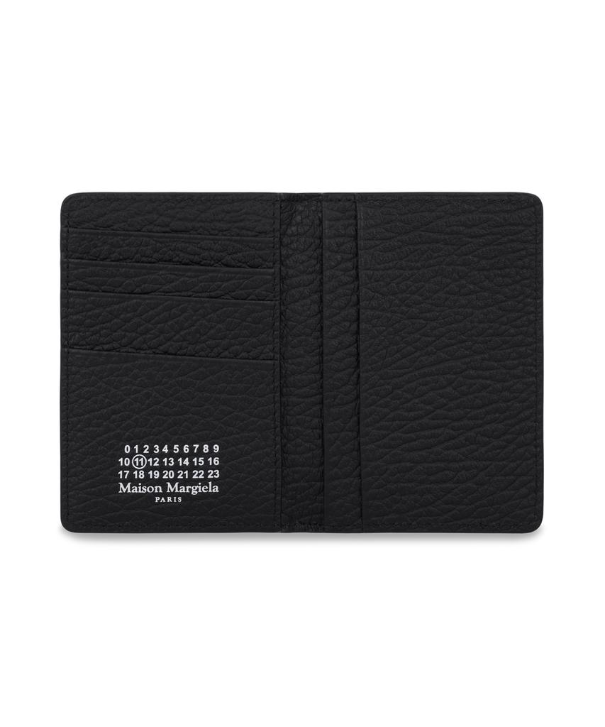 Maison Margiela 4-Stitch Slim 2-Card Holder - Black / Sa1Vx0011P4455T8013