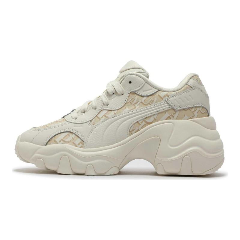PUMA Pulsar Wedge MONOGRAM Women Mid-Top Chunky Sneakers Off White 402240-01