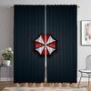 Umbrella Kitchen Curtains for Living Room Home Interior Curtains 2 Pieces Tulle for Bedroom Blackout Curtain Shades Partition