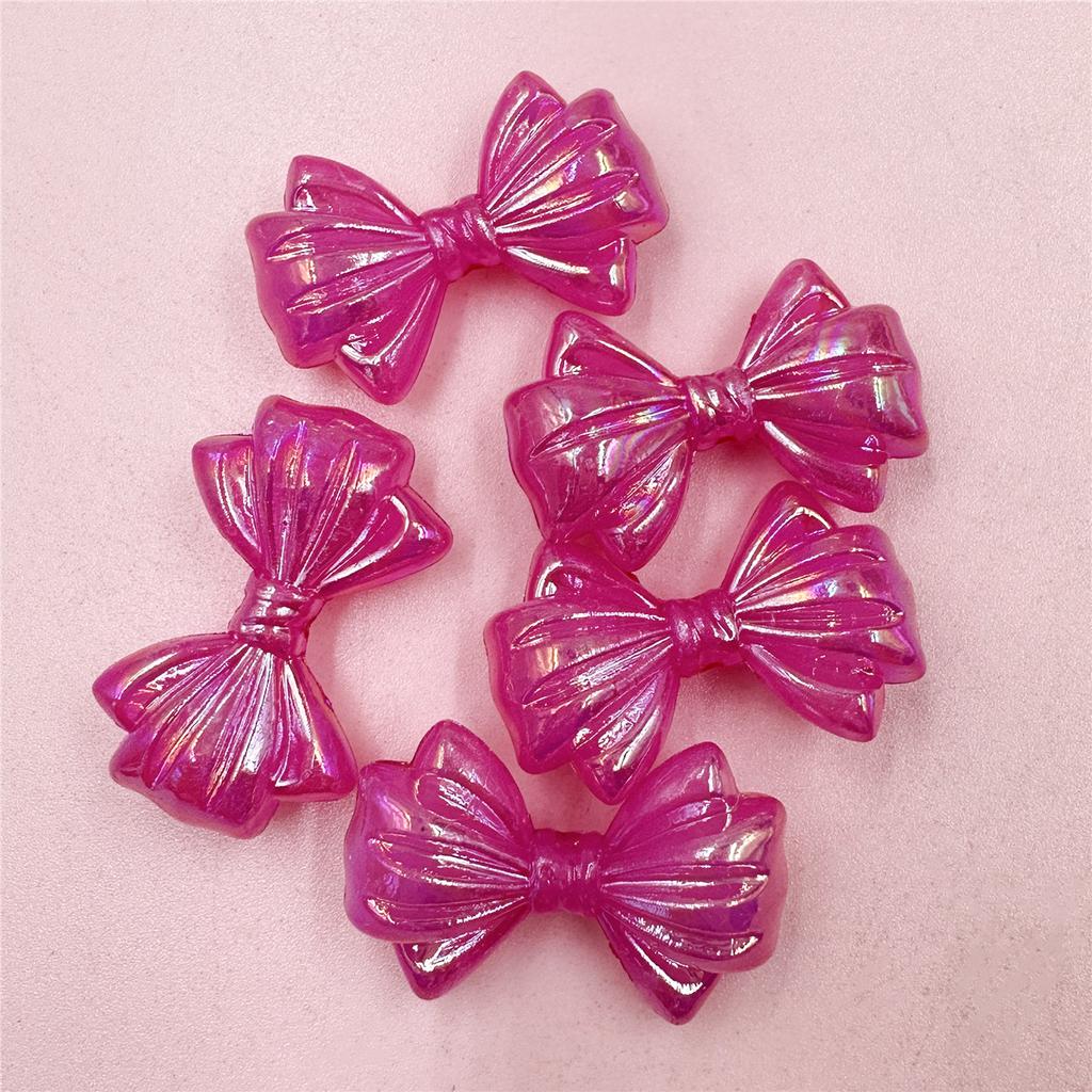 Брелок для браслета, аксессуары, бусины-бабочки, акриловая цепочка для мобильного телефона 23,2*35,5 мм, красочные «сделай сам», 5 шт., изысканная ручная работа