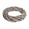 Couronne - RAYHER - Ø 25cm x 6cm - Gris argenté - Osier - Intérieur