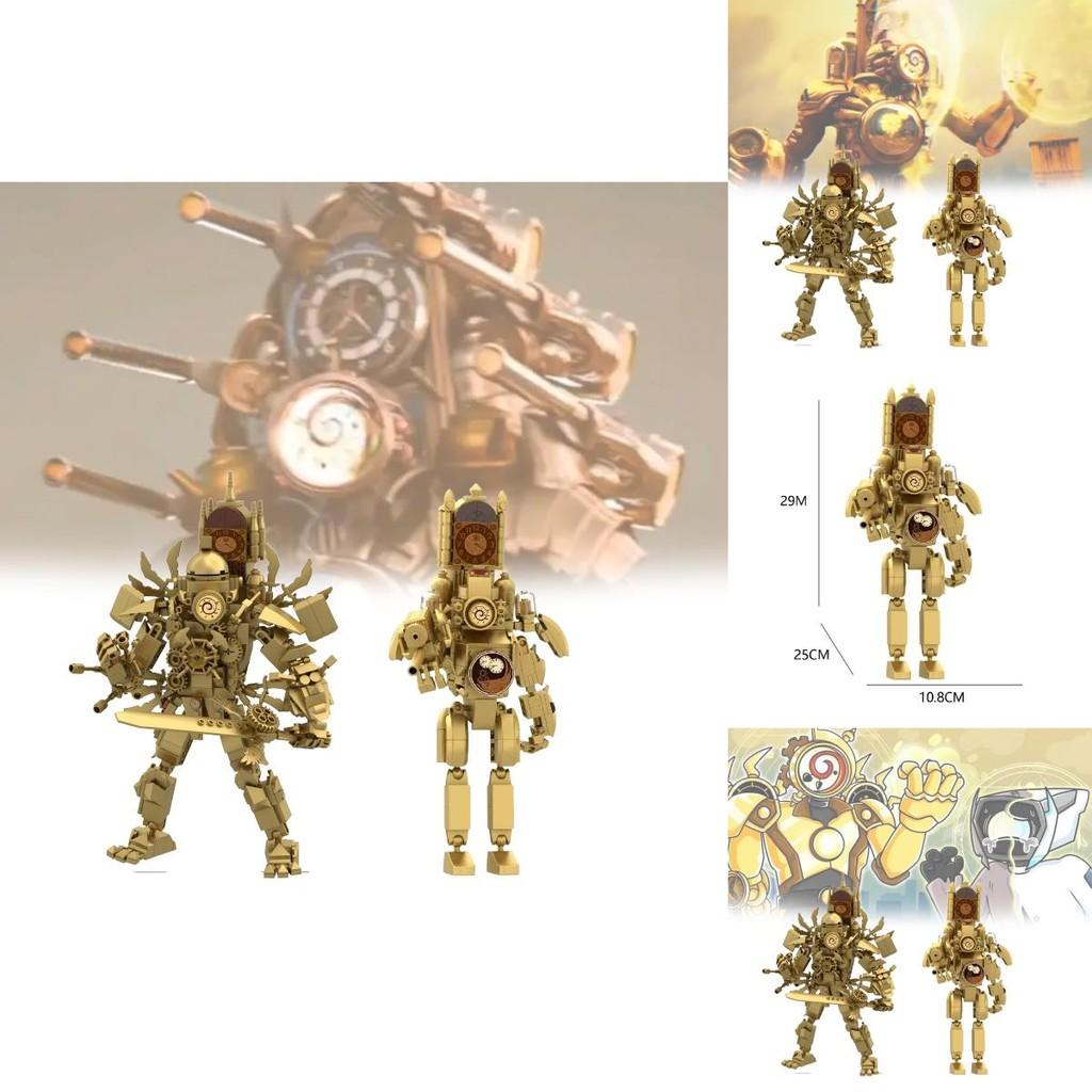 Набор блоков Skibidi Toilet из АБС-пластика для любителей креативного строительства