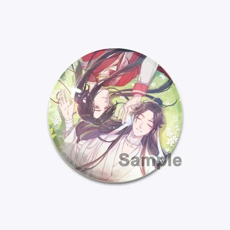 32/44/58MM Chinese Anime Tian Guan Ci Fu Brooche On Backpack Cartoon Badge Xie Lian Hua Cheng Enamel Pin Jewelry Accessorie Gift