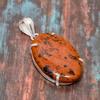 Mahogany Obsidian Gemstone Handmade  925 Sterling Silver Pendant Jewelry For  Her