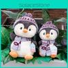 Plush Scarf Penguin Toys Children Cute Cartoon Birthday Holiday Dolls Gifts
