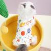 Cat Spring and Summer Thin Four-season Breathable Cartoon Pattern Baby Sterilization Clothes Dog Postoperative Anti-licking Pet Clothes