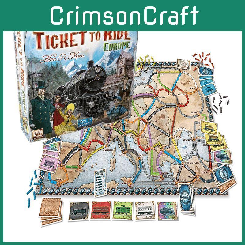 Исследуйте Европу с увлекательной настольной игрой Ticket to Ride Europe от Days of Wonder