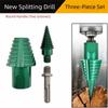 Round Shank Firewood Splitter Drill Bit Square Shank Woodworking Drill Bit  Woodworking