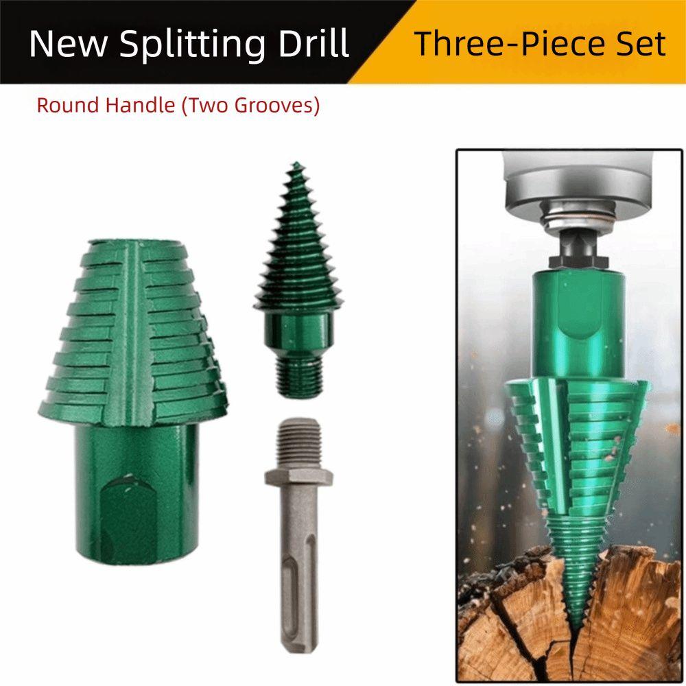 Round Shank Firewood Splitter Drill Bit Square Shank Woodworking Drill Bit Woodworking