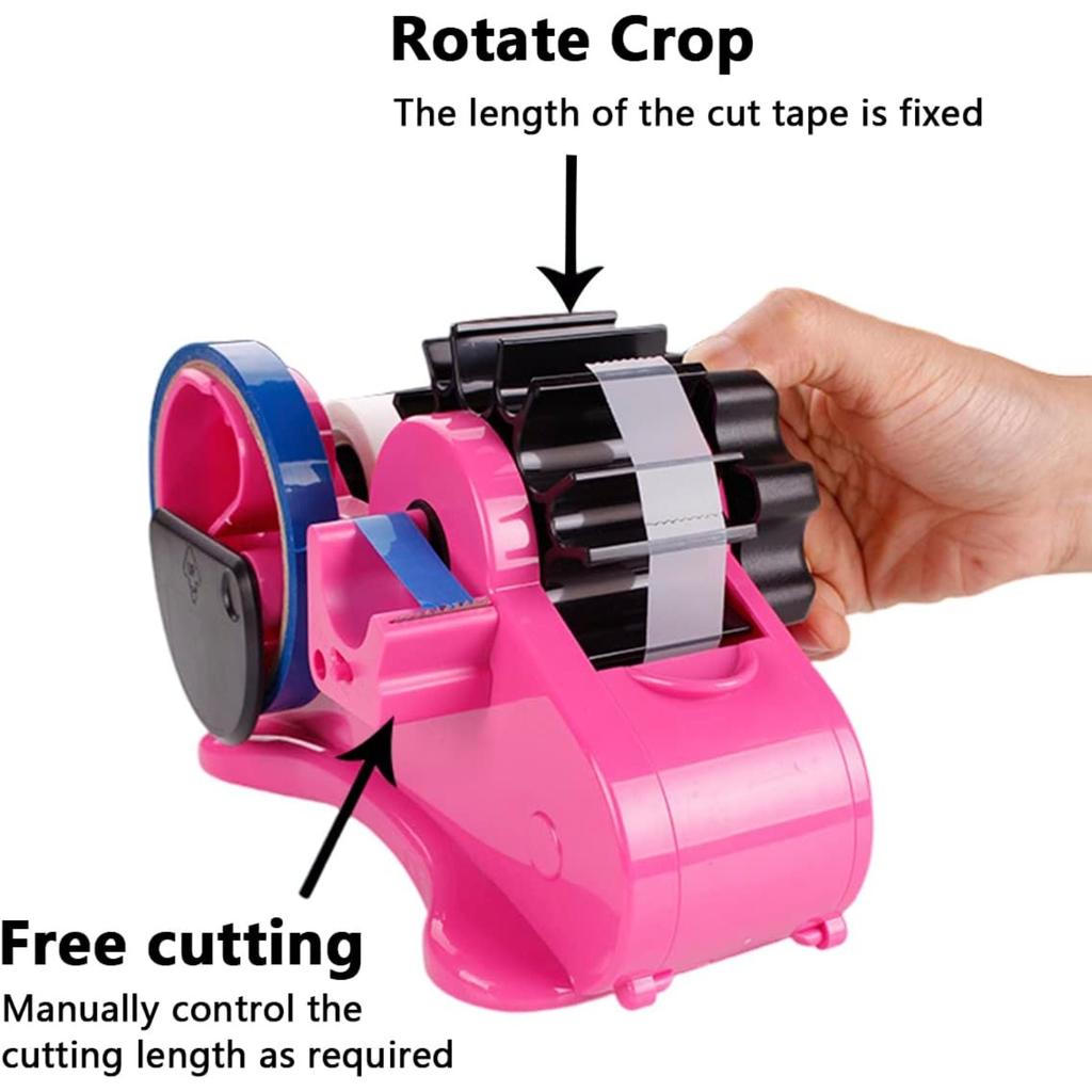 Heat Tape Dispenser, Semi-Automatic Desk Tape Dispenser with Compartment Slots Multiple Roll Cut Heat Tape Dispenser Sublimation for Heat Transfer