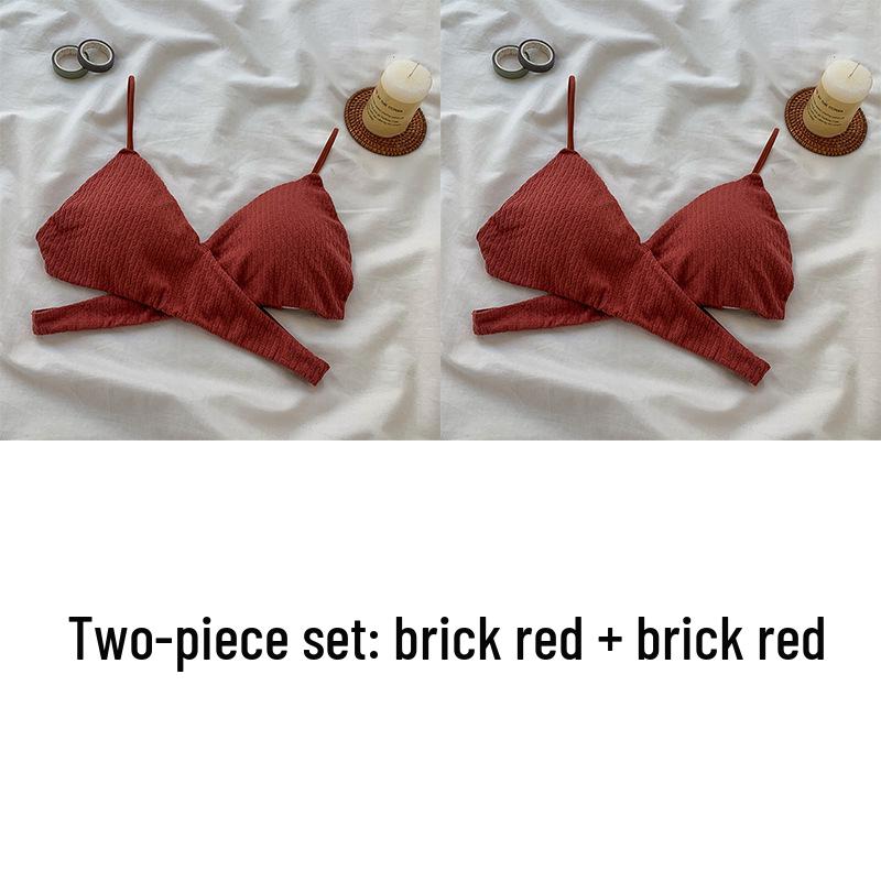 Cross-Back Spaghetti Strap Tube Top with Chest Pads - Sexy Strapless Hollow-Out Base Layer for Women