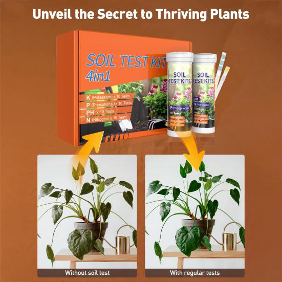 40 листов бумаги для анализа почвы 4 в 1 набор для анализа почвы на PH азот фосфор калий для помещений и улицы набор для анализа почвы для сада и двора фермы