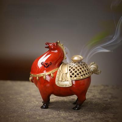 Творческий сплав Fat Horse курильница для благовоний бытовая курильница для дома декоративные украшения для чайной церемонии настольные украшения подарочный набор