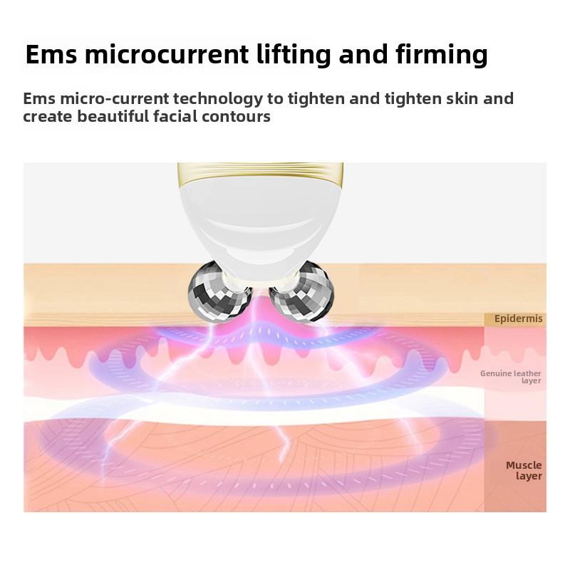 Электрический микротоковой косметический прибор Lift V Face Massager бытовой подбородочный ручной женский роликовый инструмент для массажа Введение