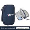 For BMW 3 Car Styling Digital Storage Bag Oxford Cloth Cable Tools Travel Purse For BMW M Sport M2 M3 M4 M5 M6 E46 E90 E60 F10 F20 E87 X3