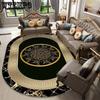 Oval Living Room Carpet Bedroom Study Modern Sofa Coffee Table Bedside Carpet Anti Slip Floor Mat