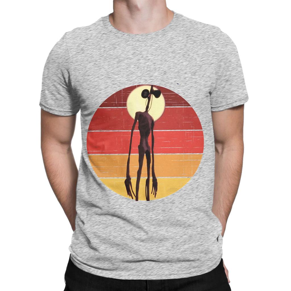 siren head Novelty 100 Cotton TShirt Siren Head Tops Tees For Unisex