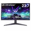 LG Игровой монитор LG UltraGear 24GS50FX-B 23,7 дюйма ПК игры, домашние игры Full HD (1920 х 1080)  Антибликовое покрытие 180 Гц VA 5 мс (ГТГ)  Технология FreeSync™
