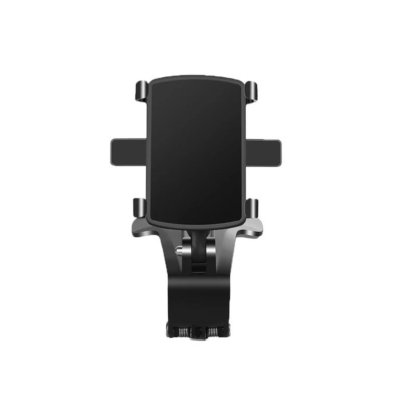 Держатель для телефона на приборной панели автомобиля, вращающийся на 360 градусов, подставка для мобильного телефона, зеркало заднего вида, солнцезащитный козырек в автомобиле, кронштейн для GPS-навигатора