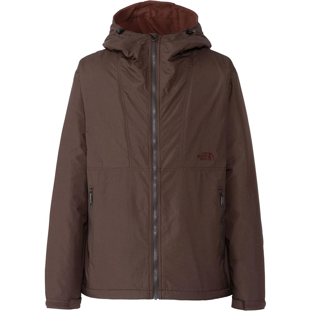 The North Face Compact Nomad Slate XL Men's Jacket, Windproof, Water-Repellent, Lightweight, Brown/Cappuccino,