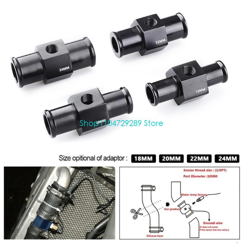 D8KE Water Temperature Meter Joint Pipe Radiator Adaptor Temp Gauge Joint