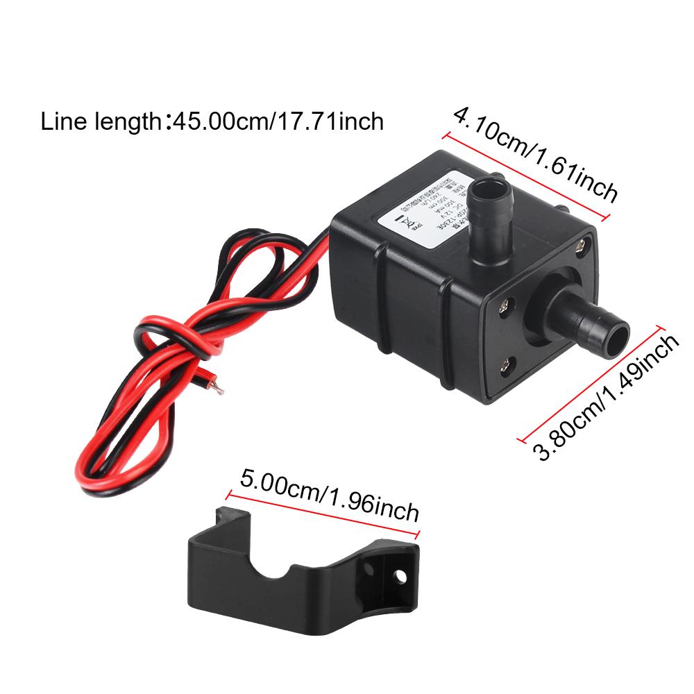 DC12V бесщеточный небольшой водяной насос для садового пруда, аквариума, мини-погружной насос Micro 5V USB, циркуляция воды 120 л/ч