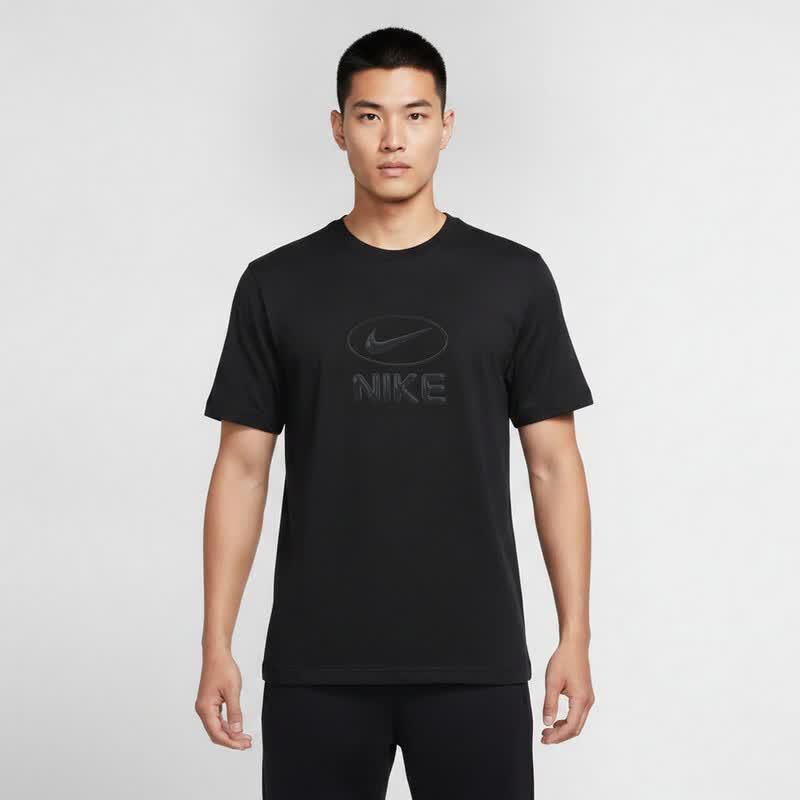 Nike Мужская вязаная рубашка с коротким рукавом