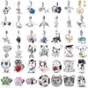 Последняя Медная Собака Кошка Улитка Единорог Пингвин Милая Серия Питомцев DIY Подвеска Подходит Для Оригинальных Браслетов Ювелирные Изделия Подарки Для Девочек