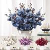 Elegant Realistic Faux Magnolia Silk Floral Bouquet For Wedding Decorations