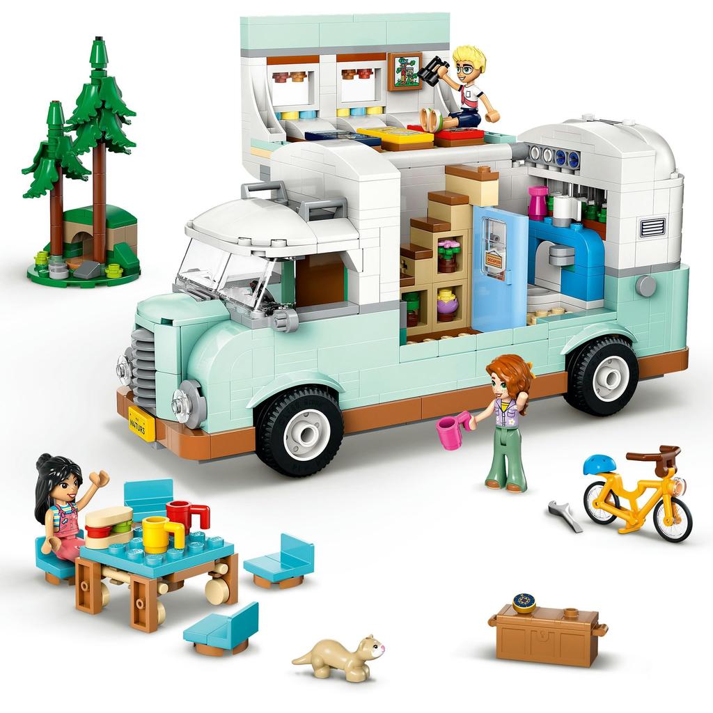 LEGO Friends Exciting Camper Toy Подарок на день рождения Блок Девочки Мальчики Дети 7 лет 8 лет 9 лет Начальная школа Ролевые игры Ролевые игры