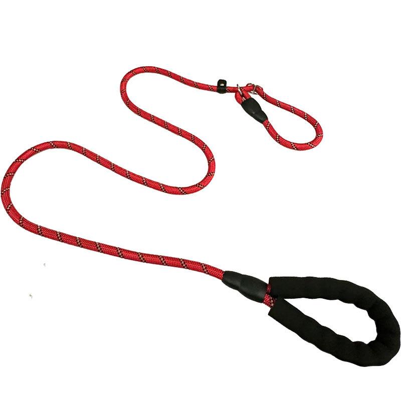 Durable Reflective Rope Dog Leash with Soft Padded Handle Slip Lead for Medium Large Dogs