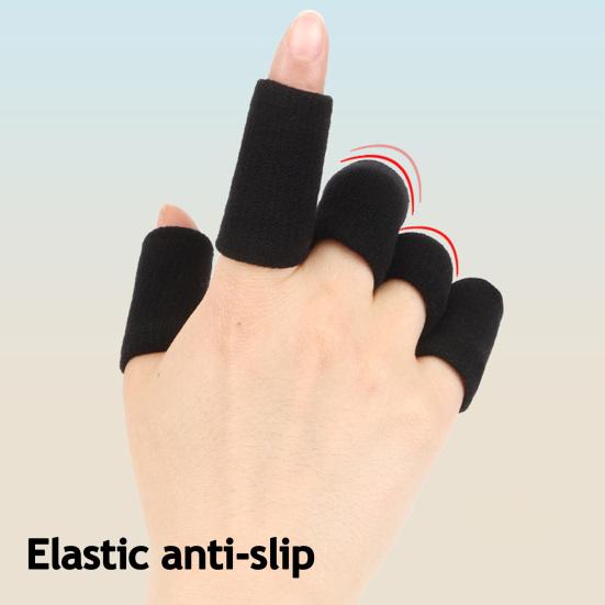 10Pcs Sports Finger Sleeves Arthritis Pain Relief Compression Finger Brace Splint Basketball Volleyball