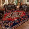 Персидский Ретро Ковер для Гостиной Декорация Дома Утолщенный Фланелевый Ковер для Зоны Дивана Ковры для Спальни Татами Нескользящий Напольный Коврик Бытовой