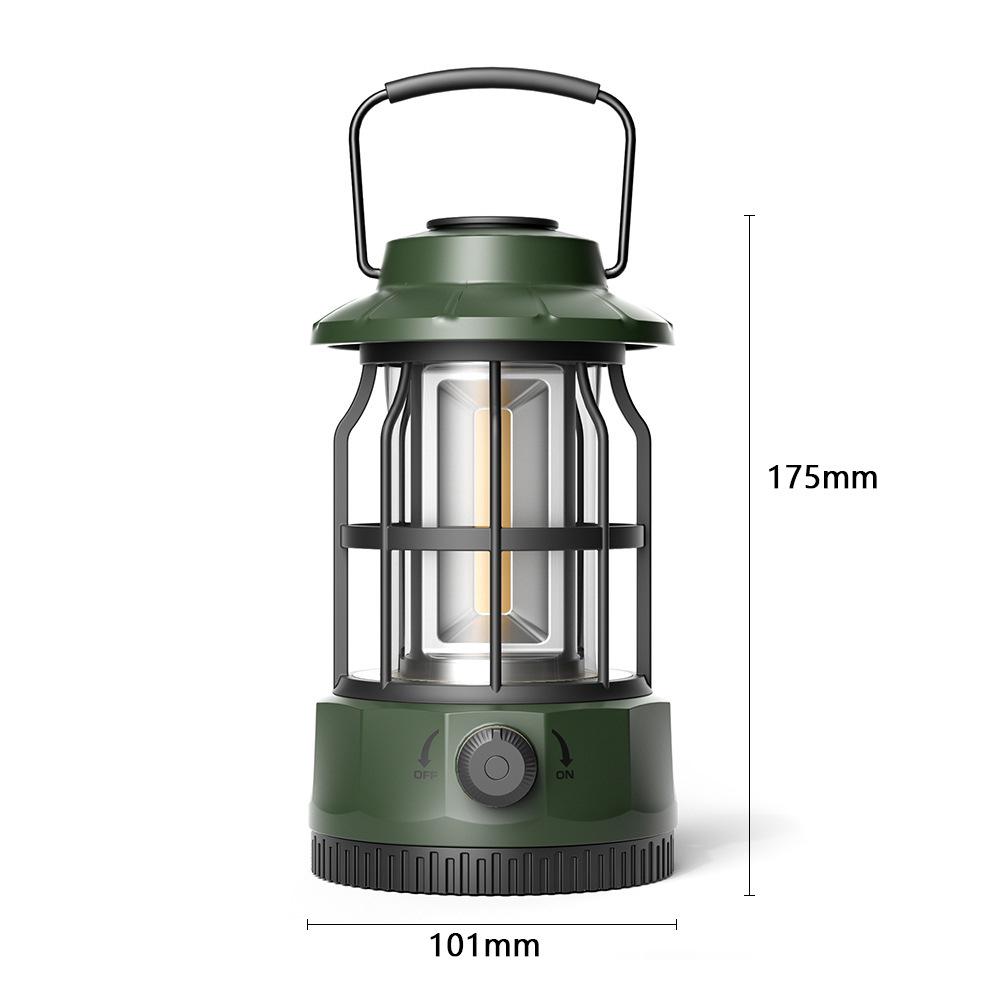 Rechargeable Retro Camping Light: Outdoor Hanging, Handheld Tent Illumination