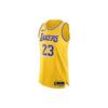 Nike NBA Lakers Icon Edition 22/23 Dri-Fit ADV Authentic Jersey Amarillo Yellow Men Streetwear DM6028-731