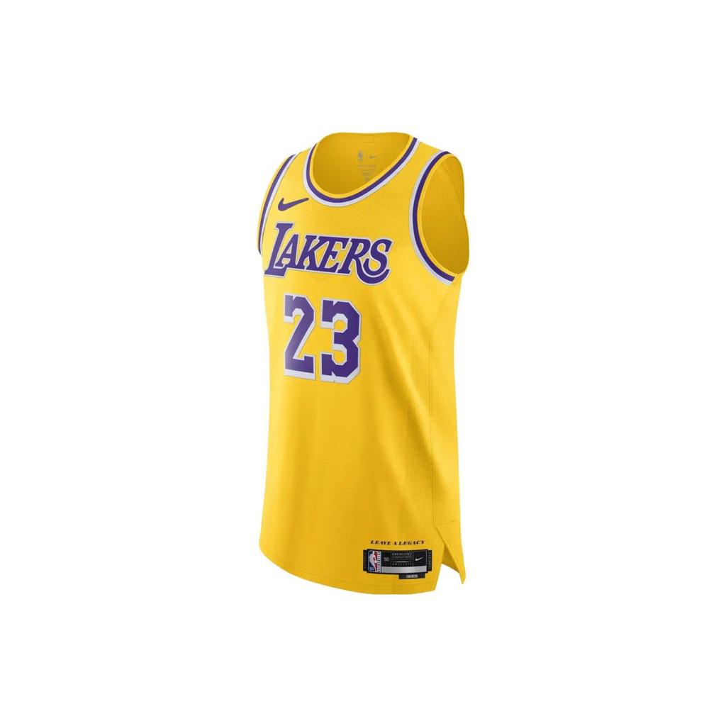 Nike NBA Lakers Icon Edition 22/23 Dri-Fit ADV Authentic Jersey Amarillo Yellow Men Streetwear DM6028-731