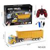 Children'S Toys Electric Remote Control Car Semi-Trailer Freight Truck Container Truck Transporter Toy Model
