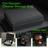 Сумка для хранения автомобильного пылесоса, черный чехол для инструментов для ремонта, коробка с застежкой-молнией, воздушный насос, зарядное устройство для наушников, органайзер для кабеля передачи данных, чехол для переноски