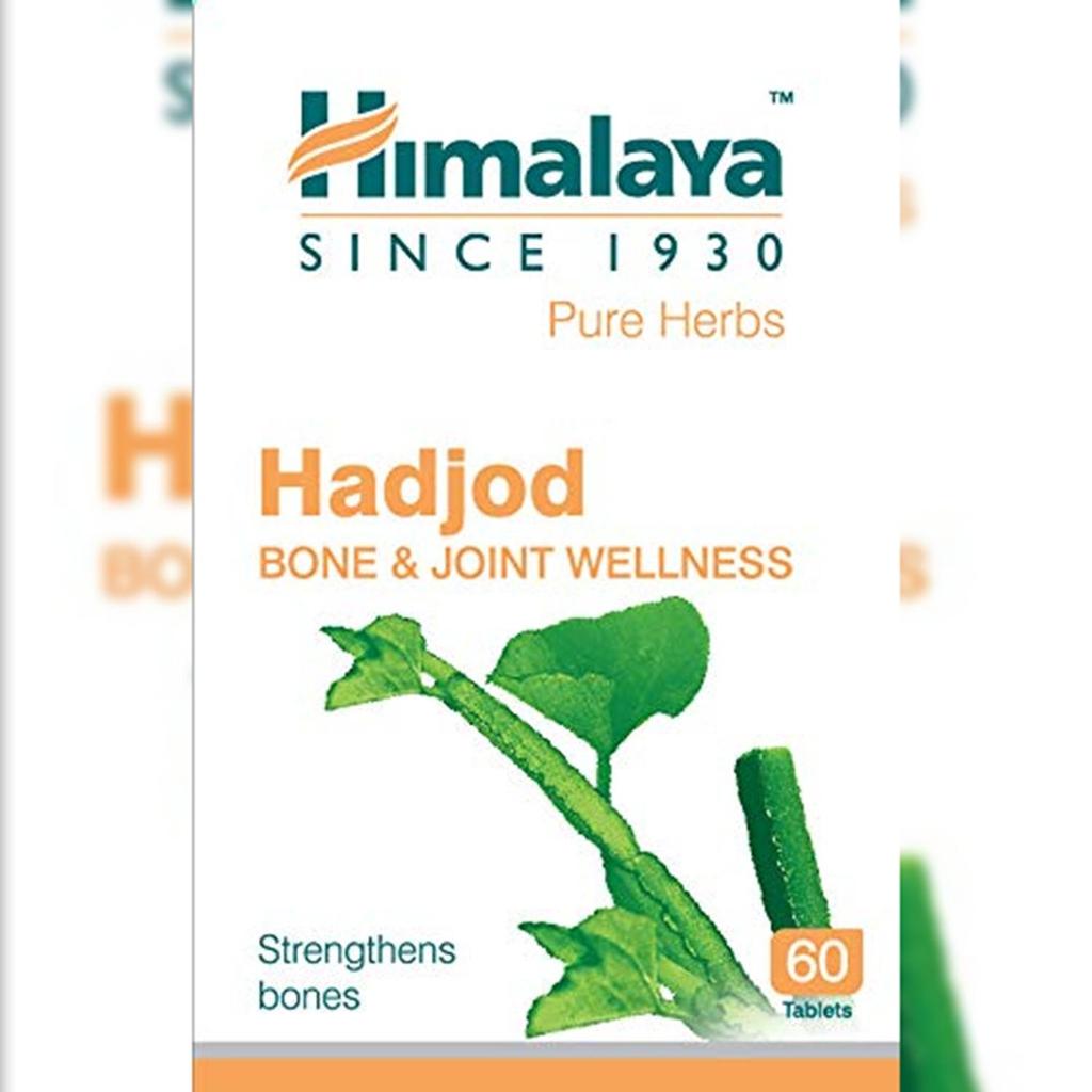 Himalaya Wellness Pure Herbs Hadjod Bone & Joint Wellness - 60 Tablet X Pack of 3