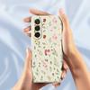 For Samsung Galaxy A36 5G Case Small Flower Leaves Pattern Printing Straight Edge TPU Phone Back Cover