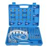 Diesel Flow Meter Adapter Set 6Cylinder Injector Detector Common Rail Leak Off Test Kit