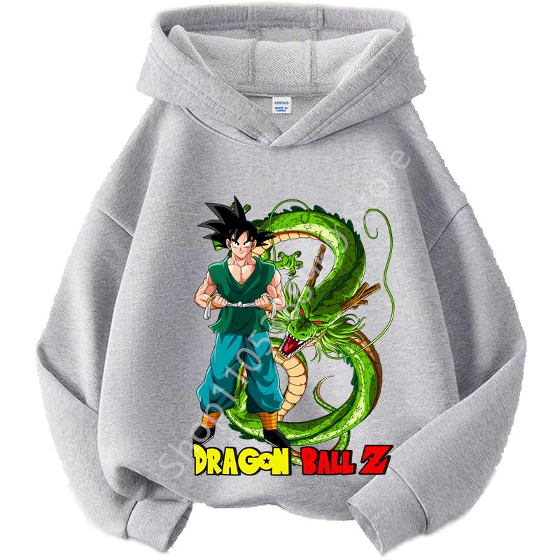Худи для детей Dragon Ball Chibi Characters Размеры 100-160 Возраст 3-12 лет Мальчики Повседневная Спортивная Детская Толстовка